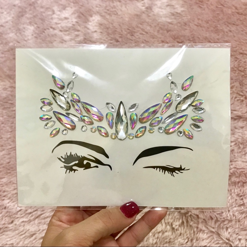 Face Crystal Gem Stickers